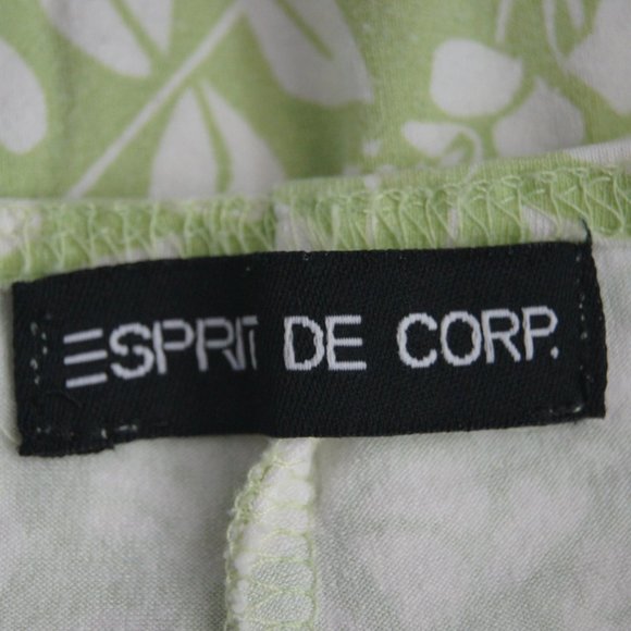 90s Esprit De Corp Vintage Floral Dress Criss Cross Back Summer Spring - Picture 5 of 5